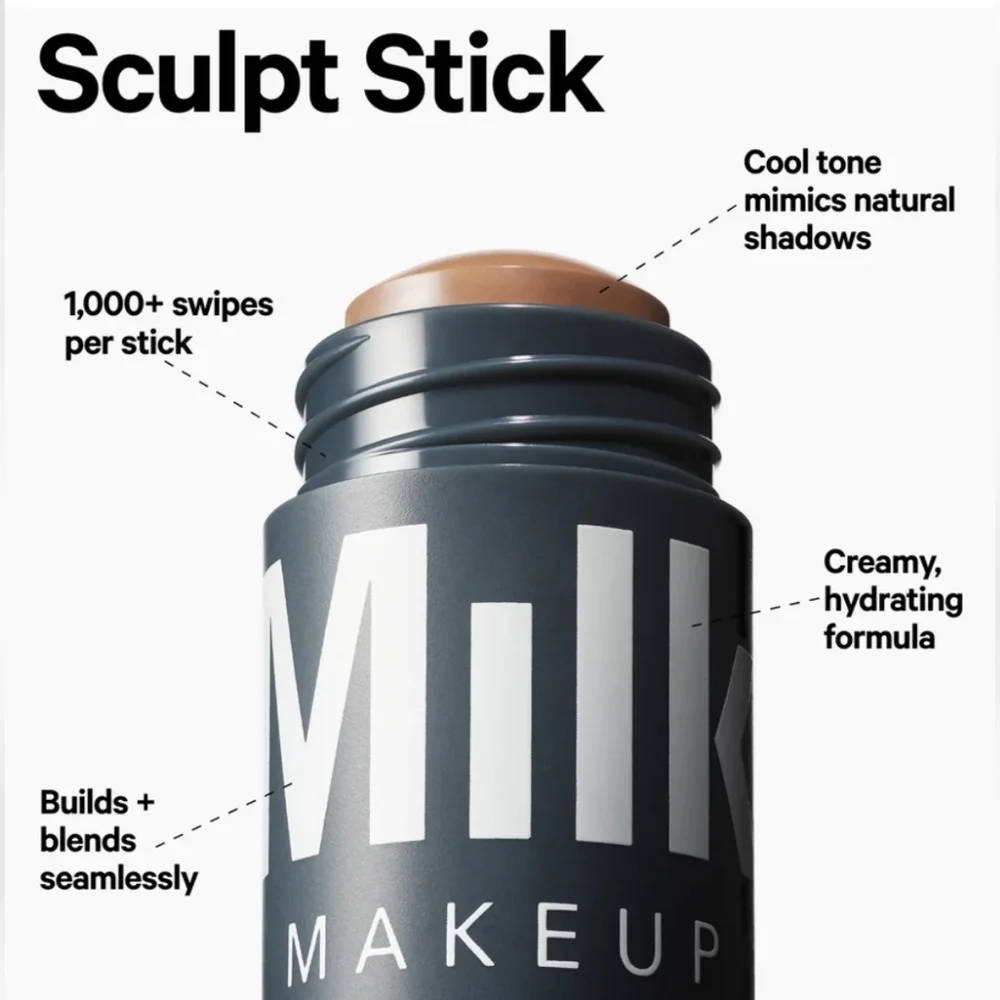 Milk Makeup Sculpt Stick Cream Contour | Simmer | Tan to Deep | Brand New in Box